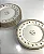 PRATO SOBREMESA CLASSIC NUTS FILETE OURO 1* CLASSIFIC - Imagem 1