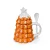 Caneca c/ Tampa Estrela 350ml -  Mrc/Bco - Imagem 1
