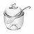 Açucareiro Cristal  c/ colher e Tampa  BIRD 150ml - Imagem 1