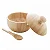 Açucareiro c/ Colher Verona 10x 10x 8cm Bambu - Imagem 3