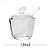 Açucareiro Cristal c/ Colher BUTTERFLY 130ml - Imagem 6