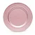 Sousplat  Borda Listras Rosa Claro 33 x 33 cm  1 unid. - Imagem 1
