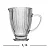 Jarra de Vidro LINES 1,3L - Imagem 3