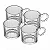Cj 4 Xicaras de Vidro Wolff 100ml - Classic - Imagem 1