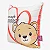 Almofada  Fibra Veludo  40x40cm  Namorados Bear - Imagem 3