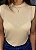 Regata tricot areia - Imagem 1