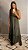 Vestido camadas verde militar - Imagem 1