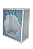 Sacola Azul de Páscoa com Visor 30x26x14cm - Imagem 1