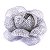 Forminhas para doces Camélia Chanel Tela - prata - Imagem 1