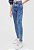 Calça Jeans Sawary Skinny Estonada Azul - Imagem 1