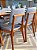 Conjunto mesa de jantar 1,60 com 6 cadeiras Alpha - Imagem 5