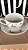 Jogo C/12 peças 6 Xícaras 6 c/pires Chá Porcelana 160ml Branco Abelha Honey Hauskraft - Imagem 2