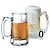 Caneca De Chopp Cerveja Drink Bebida Beer 370ml Zero Grau - Imagem 1