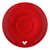 Jogo C/12 peças Xícaras c/pires Chá Porcelana 160ml Lamour Vermelho Hauskraft - Imagem 3