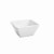 Jogo 4 Petisqueiras Porcelana Clean Branco 7x7x4cm Bon Gourmet - Imagem 1