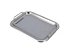 Bandeja Retangular Com Alça Em Aço Inox 41X29Cm - Unyhome - Imagem 2