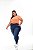 Calça Jogger Jeans Stretch Escura Feminina Plus Size 44 ao 70 3159 - Imagem 4