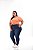 Calça Jogger Jeans Stretch Escura Feminina Plus Size 44 ao 70 3159 - Imagem 1