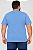Camiseta Masculina Basica Azul Céu Plus Size XP Ao G5 - Imagem 2
