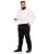 Calça Masculina Social Esporte Fino Preta Plus Size 50 ao 80 2080 - Imagem 1