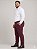 Calça Masculina Social Esporte Fino Vinho Plus Size 50 ao 80 2080 - Imagem 3
