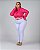 Calça Branca Sarja Stretch Plus Size Do 44 ao 70 1452 - Imagem 1