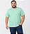 Camiseta Masculina Básica Verde Menta Plus Size XP ao G5 - Imagem 1