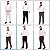 Calça Masculina Sarja Stretch Sport Fino Plus Size Pequenos Defeitos 50 ao 78 2080 - Imagem 1