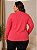 Blusa Feminina Gola Alta Elastano Coral Plus Size Do XP ao XG - Imagem 3