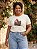T-shirt Feminina Estampada OFF-White Plus size G1 - Imagem 1