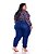 Calça Jeans Feminino Skiny com Elástico na Barra  Escura 3248- 44 ao 70 - Imagem 2