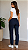 Calça Feminina Jeans strech Básica Trabalho 36 ao 58 2000 - Imagem 2