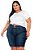 Bermuda Ciclista jeans Stretch Amarrado Feminina 44 ao 70 3250 - Imagem 1