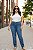 Calça Reta Jeans Stretch Feminina Plus Size 44 ao 70 3450 - Imagem 1