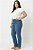 Calça Reta Jeans Stretch Feminina Plus Size 44 ao 70 3450 - Imagem 3