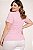 Camiseta Estampada Feminina Panda Rosa Plus size Do XP ao G5 - Imagem 3
