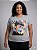 T-shirt Feminina Cinza Mescla Estampada XP ao G5 - Imagem 1