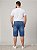 Bermuda Azul Jeans Médio Stretch Masculina Plus Size do 50 ao 80 2302 - Imagem 2