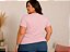 Camiseta Estampada Beautiful Day Rosa Plus size Do XP ao G5 - Imagem 3