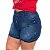 Short jeans Feminino Com Puido e  Barra desfiada 44 Ao 70 3275 - Imagem 2