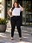 Calça Jeans Feminina Stretch Wide Leg ou Preta Skinny Pequenos Defeitos Do 44 ao 70 - Imagem 3