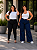 Kit 2 Calça Jeans Feminina Stretch Wide Leg /Preta Pequenos Defeitos Do 44 ao 70 - Imagem 1