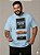 Camiseta Estampada Boss 302 Azul Claro Plus Size XP ao G5 - Imagem 1