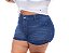 Short Jeans Stretch Curto Com Bigodes e Barra Desfeita 3278 - Imagem 4