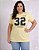 Camiseta Estampada Feminina Los Angeles 32 Amarela Plus size Do XP ao G5 - Imagem 2