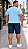 Bermuda Jeans Strech Masculina Azul Marinho Plus Size 50 ao 80 2301 - Imagem 2
