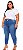 Calça Feminina Capri Jeans Stretch Clear Plus size 44 ao 70 3468 - Imagem 2