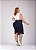 Saia Jeans Secretaria Strech Barra Desfiada Plus Size 44 ao 70 3445 - Imagem 6