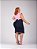 Saia Jeans Secretaria Strech Barra Desfiada Plus Size 44 ao 70 3445 - Imagem 3