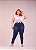 Calça Jeans Feminina Skinny Strech com Bigodes 44 ao 70 3415 - Imagem 3